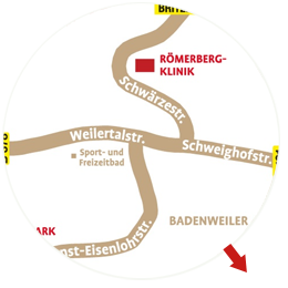 Karte zum Gebiet um Badenweiler. Karte zum Gebiet um Badenweiler.